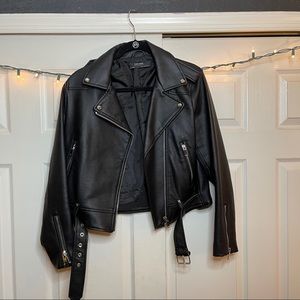 Faux Leather Jacket